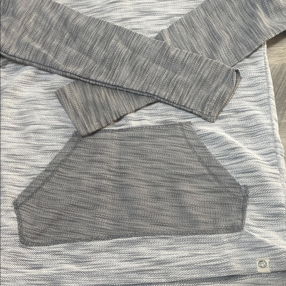 Free Planet Gray and White Knit Hoodie - Picture 6 of 9